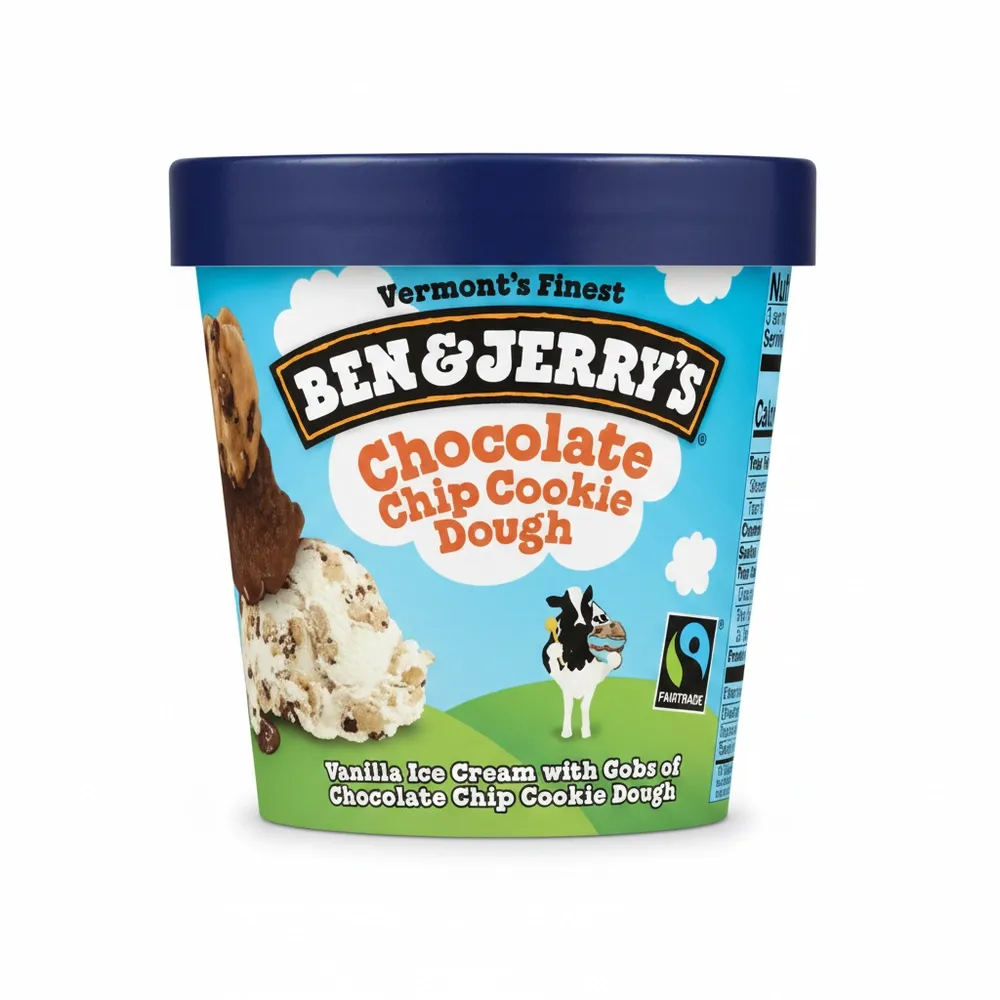 Helado Ben & Jerry Chocolate Cookie Dough 16 Oz