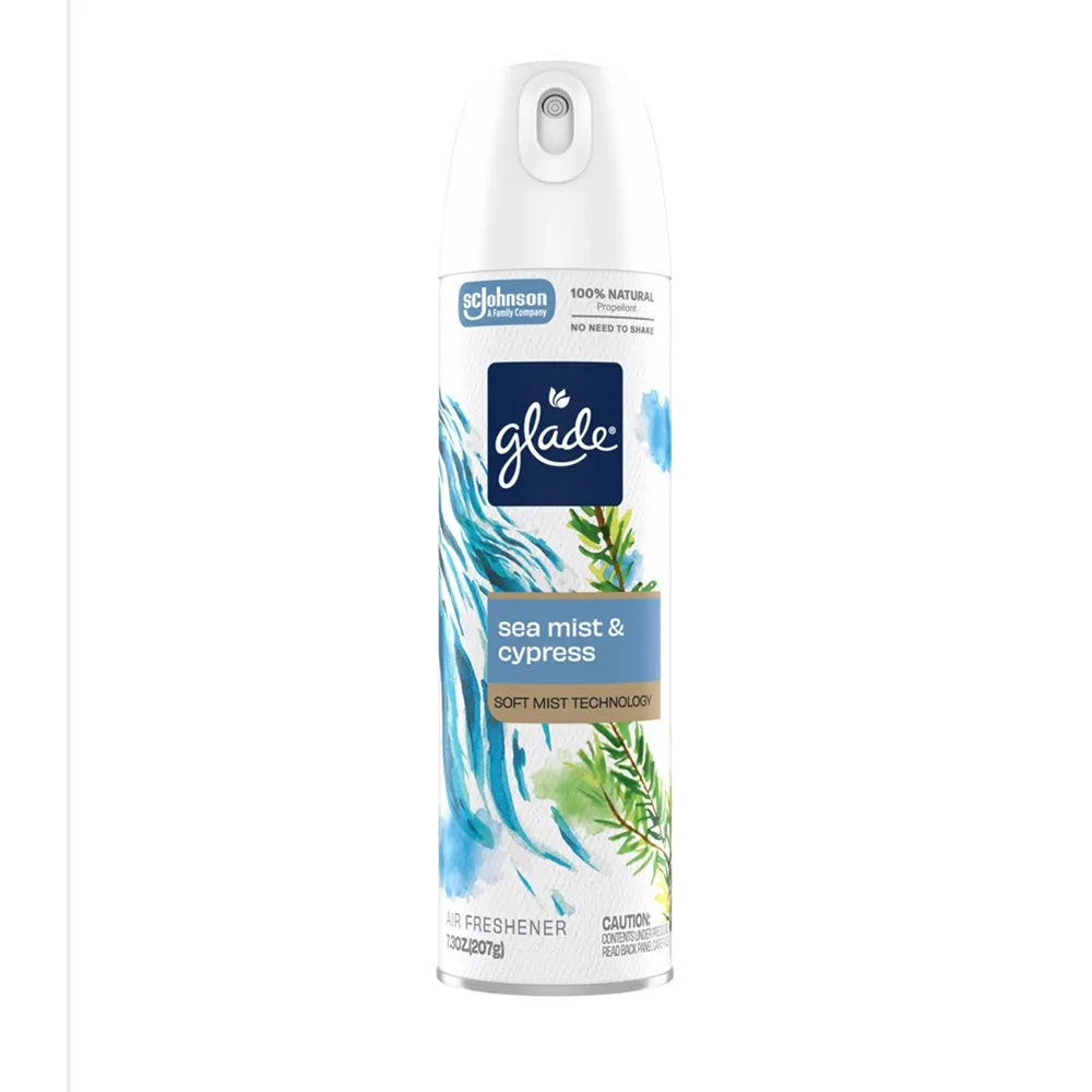 Ambientador Aerosol Glade Sea Mist & Cypress 7.3 Oz