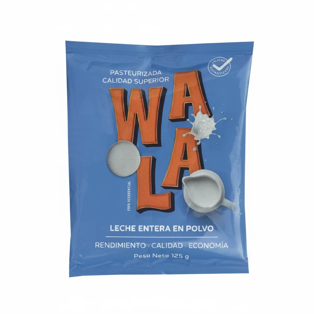Leche Entera En Polvo Wala Sobre 125 Gr