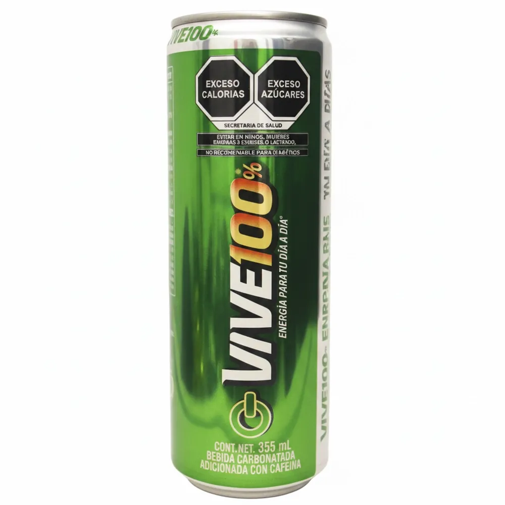Bebida Energizante Original Lata Vive 100 355 Ml