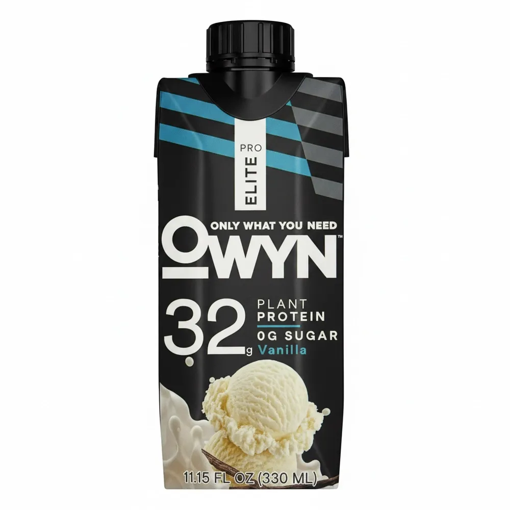 Bebida Deportiva Owyn Elite Vainilla 330 Mililitros