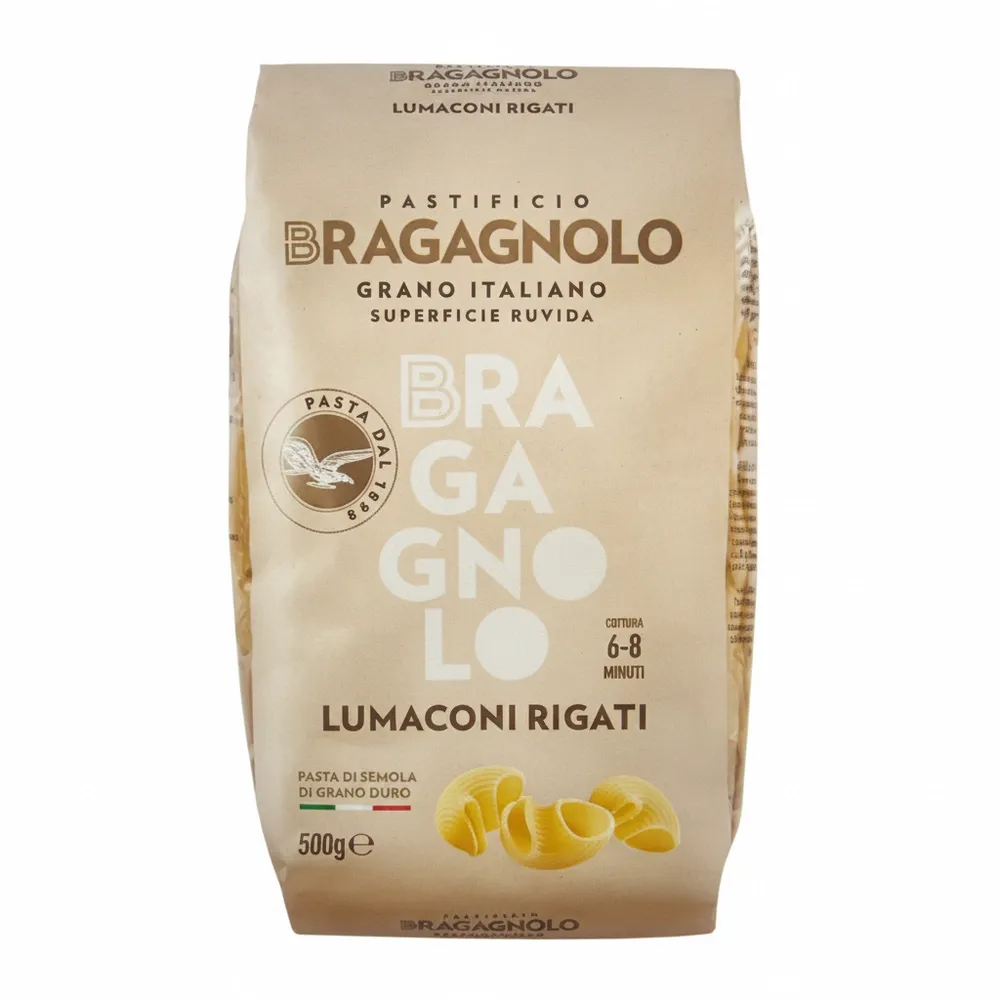 Pasta Lumaconi Rigati 853 Bragagnolo 500G