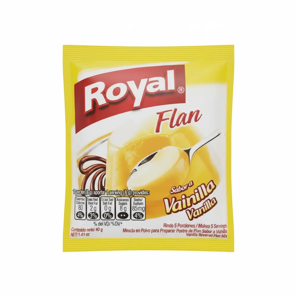 Flan De Vainilla Royal Sobre 40 Gr