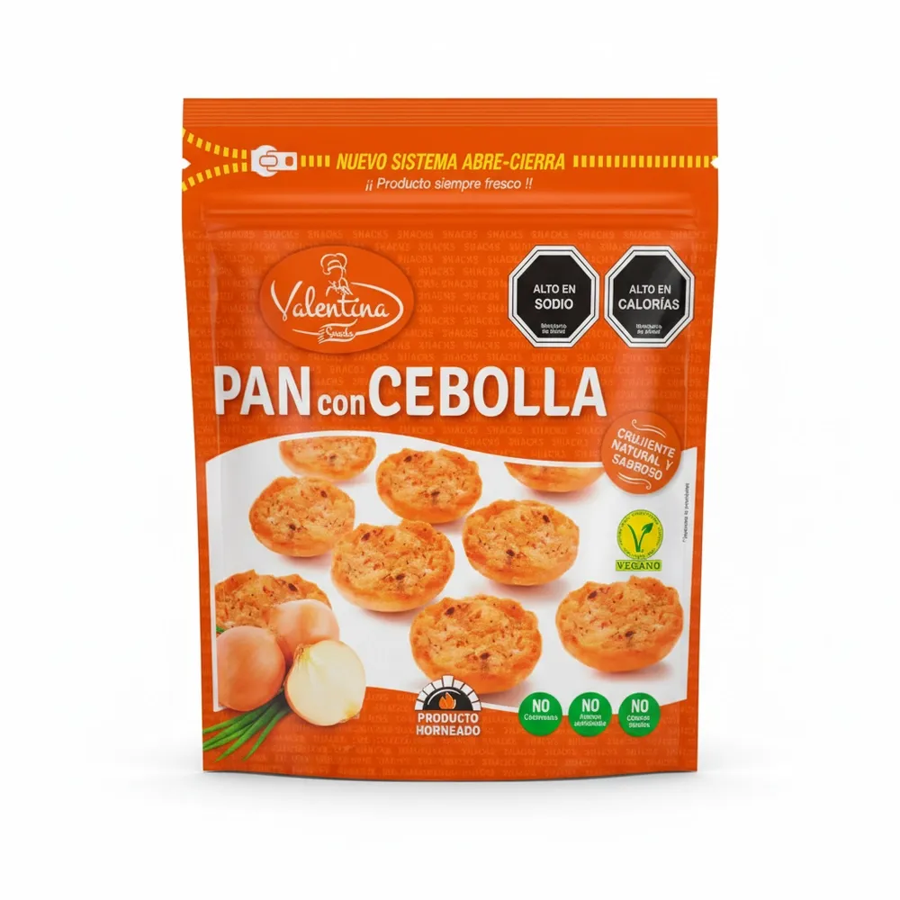 Pan Tostado Con Cebolla Valentina 150 Gr