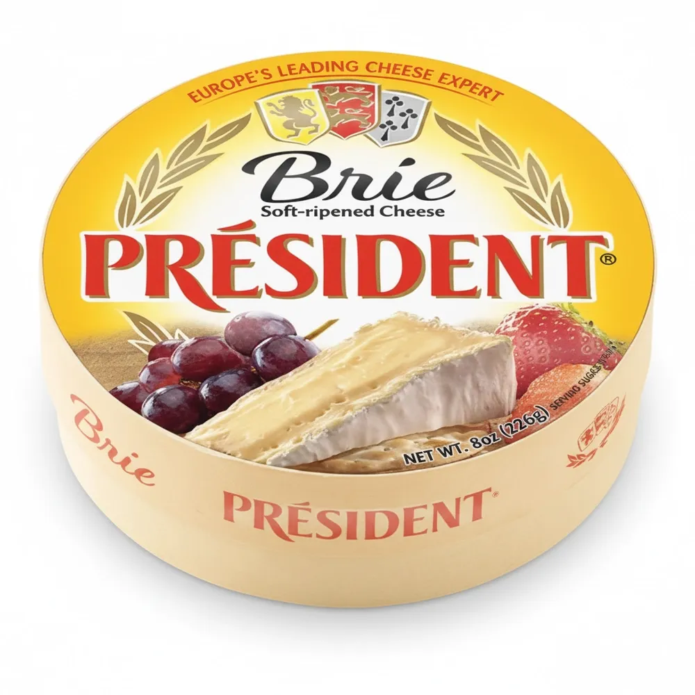 Queso Brie Clasico President 8 Oz