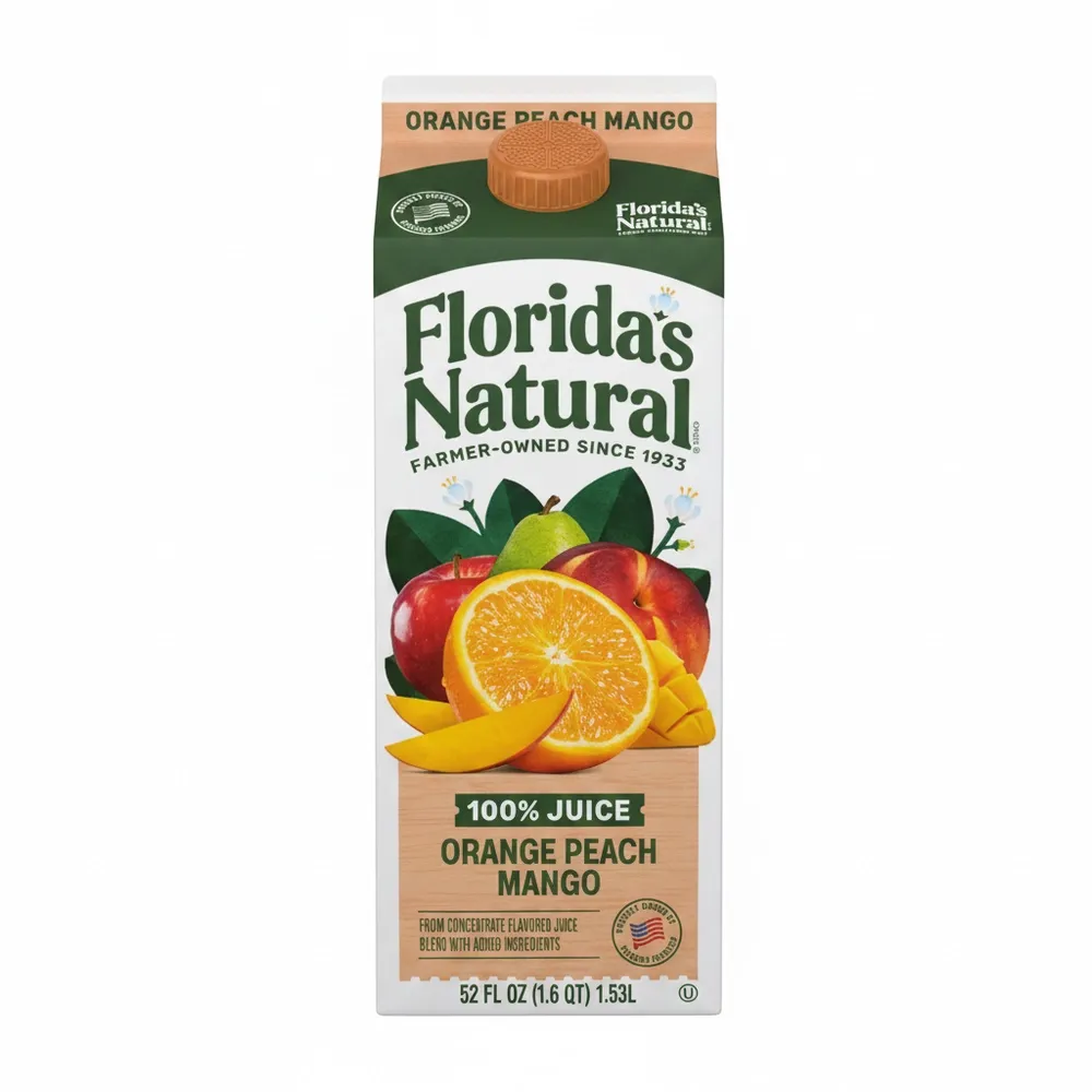 Jugo Naranja Melocoton Mango Floridas 52 Oz