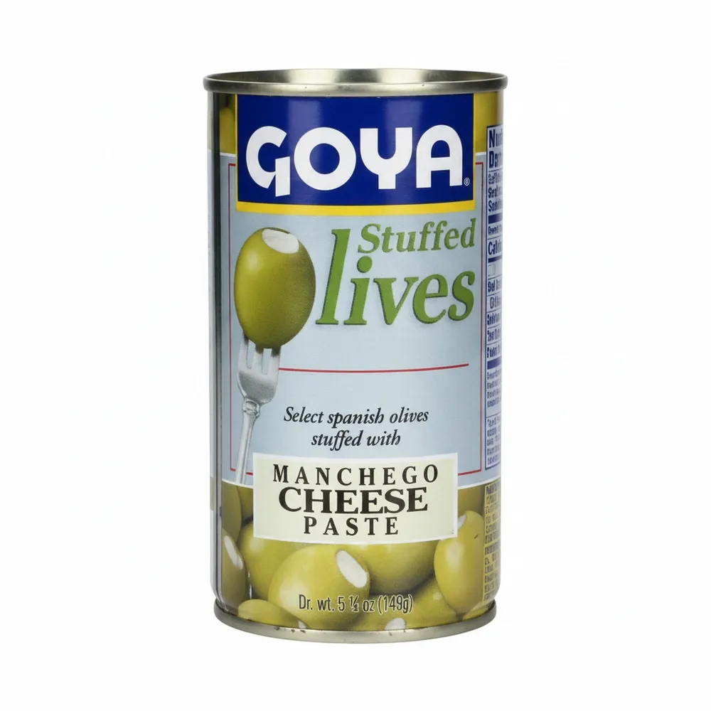 Aceitunas Rellena Queso Manchego Goya 5.25Oz