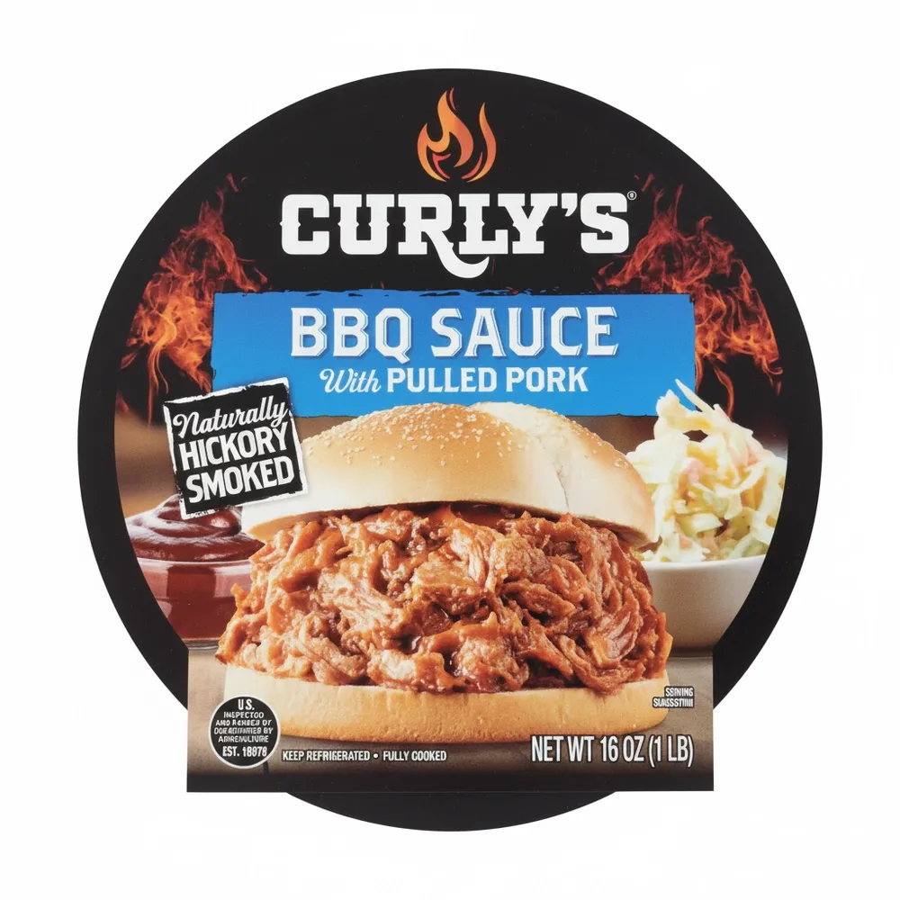 Cerdo Desmenuzado Ahumado Con Nogal Americano Curlys 454 G