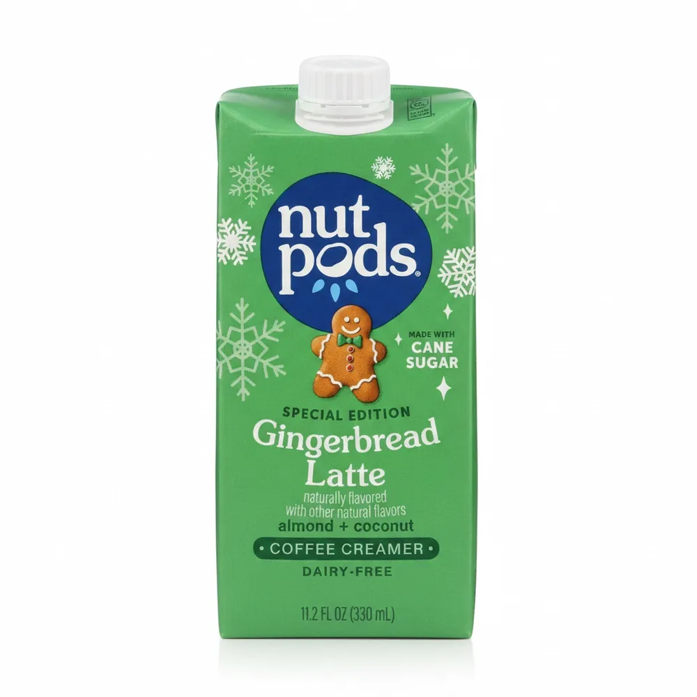 Crema Para Cafe Nutpods Unsweetened Gingerb Latte 11.2Oz