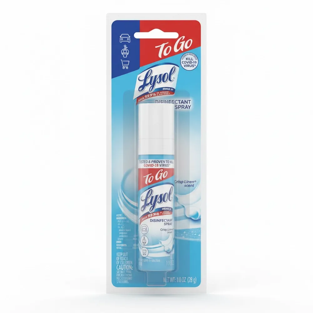 Desinfectante En Aerosol Para Llevar Crisp Lin Lysol 1 Oz