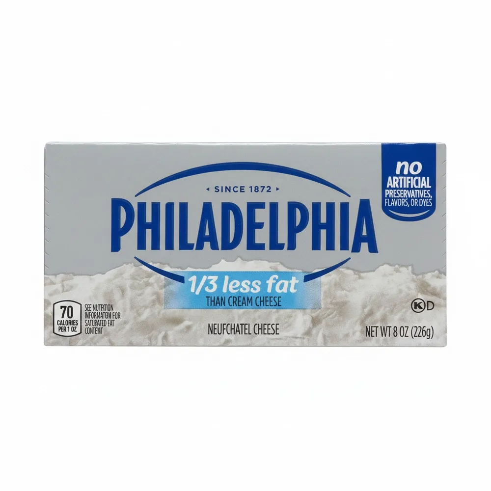 Queso Crema Philadelphia Kraft 1/3 Less Fat 8 Oz