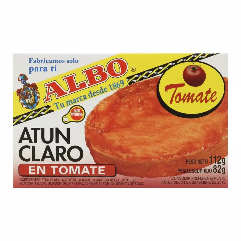 Atún Albo Claro En Tomate 112 Gr