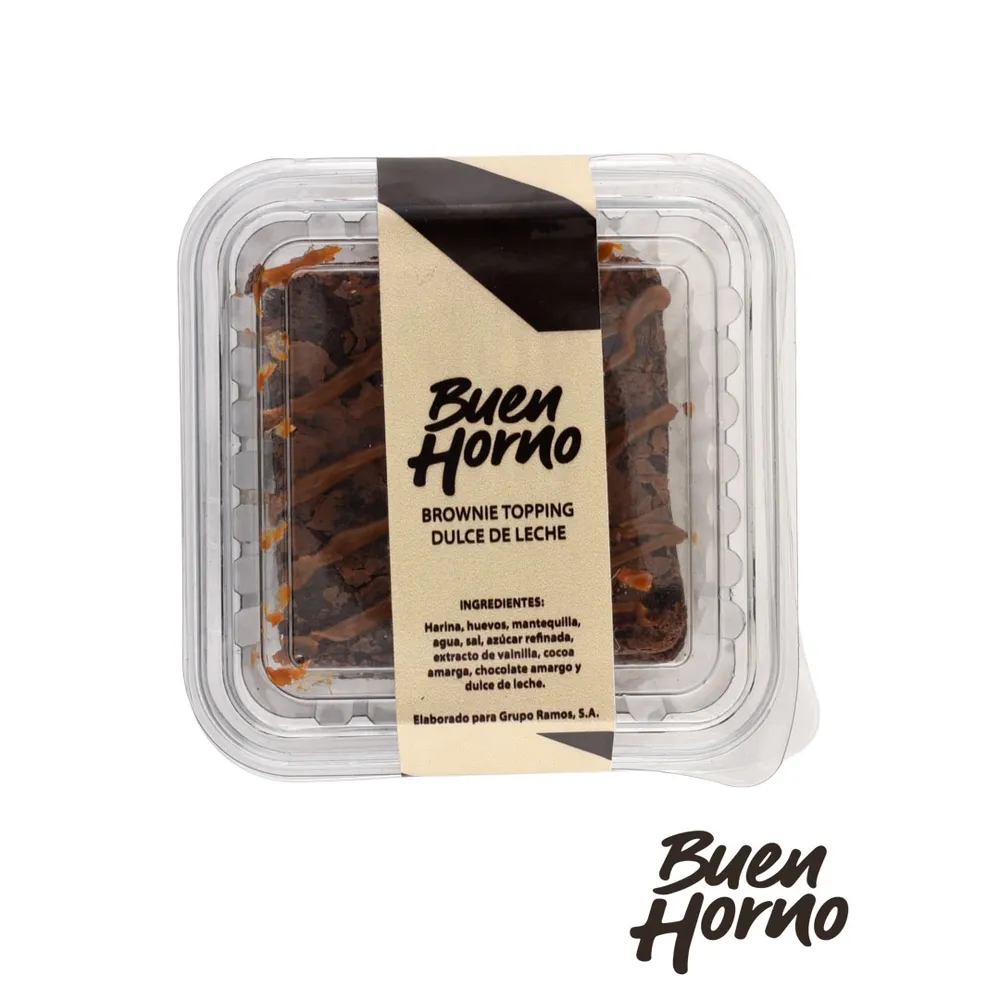 Brownie Dulce De Leche Buen Horno Porcion