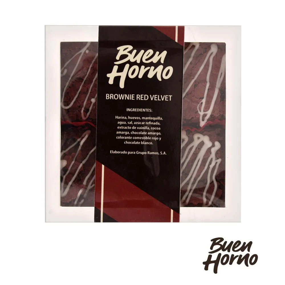 Brownie Red Velvet Buenhorno 4 Pack