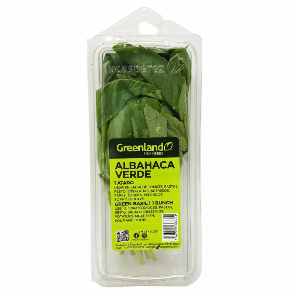 Albahaca Verde Funda Lucas Perez 2 Oz