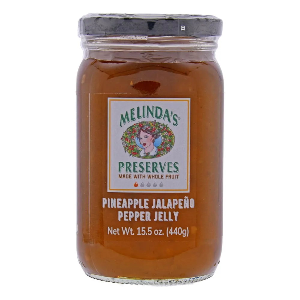 Mermelada Melinda Preservada Piña Jalapeño 15.05 Oz