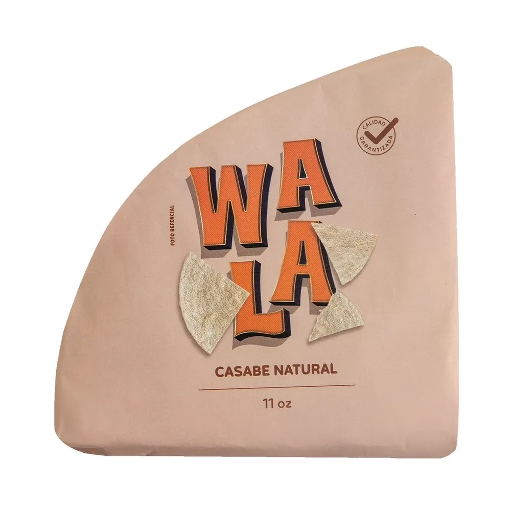Casabe Natural Wala Triangular 11 Oz