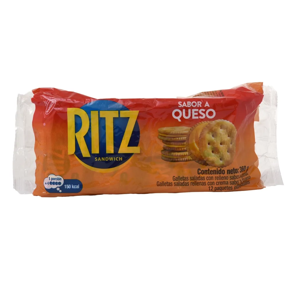 Galletas Saladas Ritz Con Queso 12 Uds.