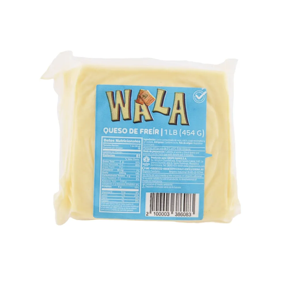 Queso Blanco Para Freír Wala 1 Libra