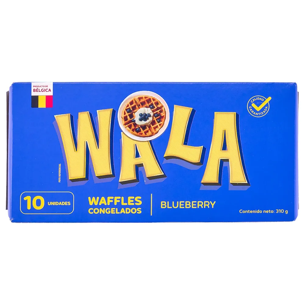 Waffles De Arándanos Wala 10 Un