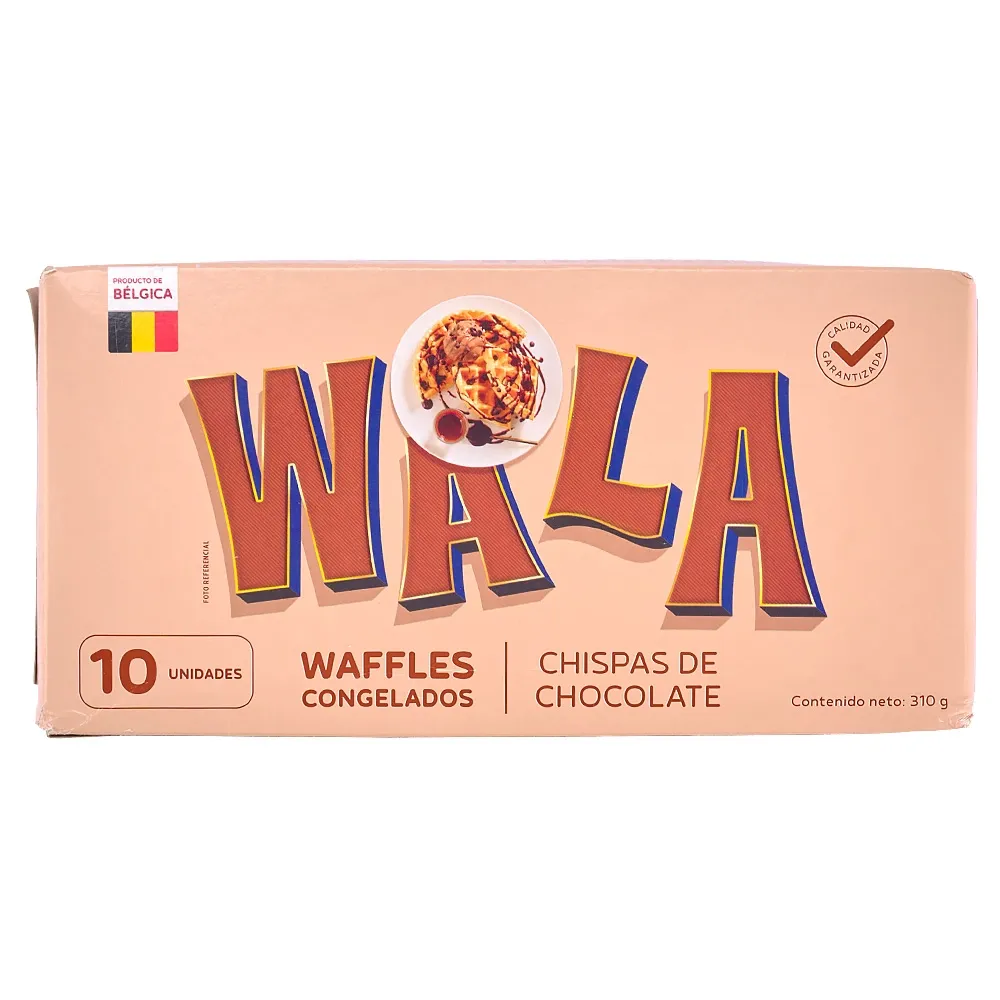 Waffles Con Chispas De Chocolate Wala 10 Un