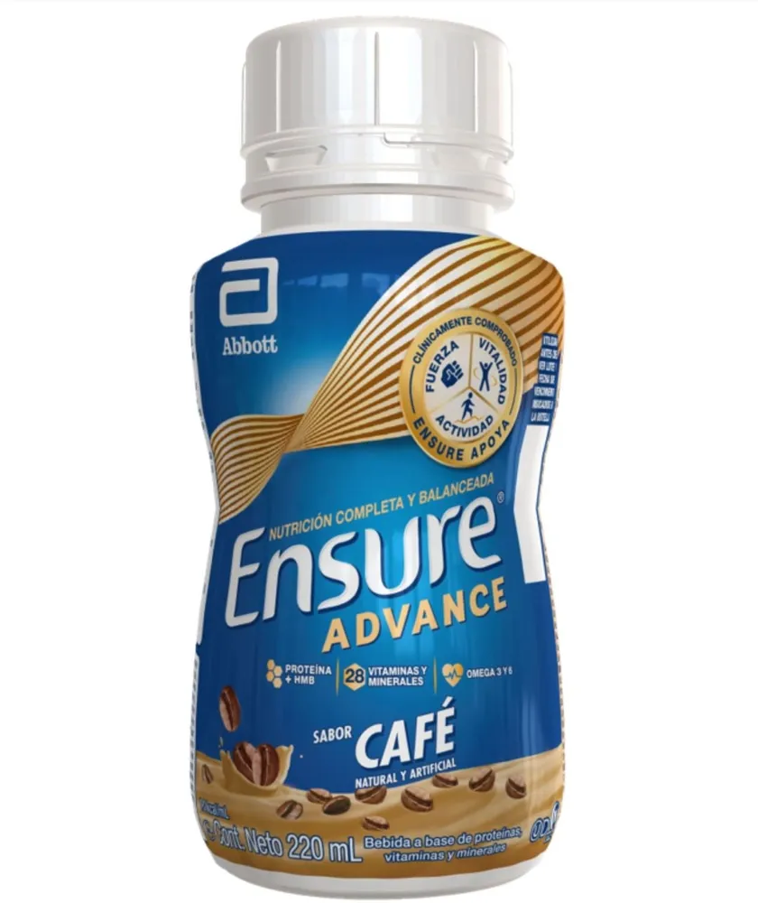 Suplemento Alimenticio Ensure Advance Café 220 Mililitros