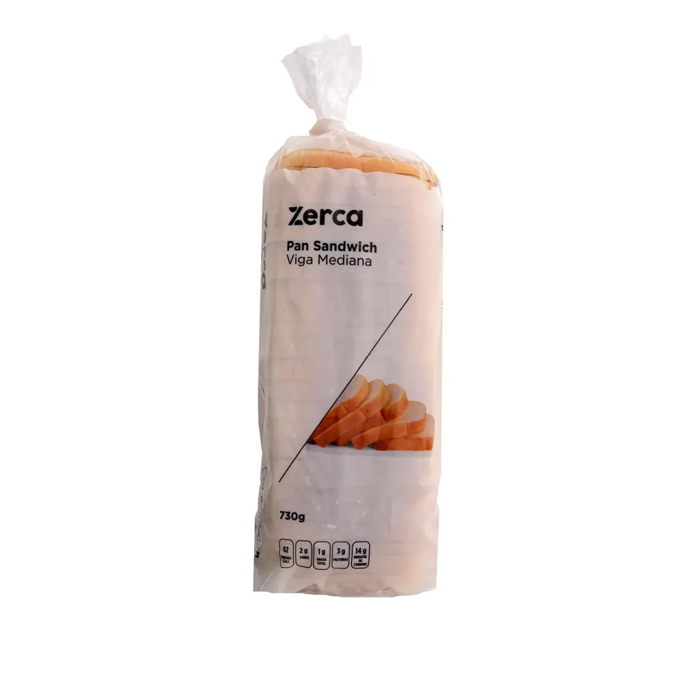 Pan De Viga Zerca Mediano 745 Gramos