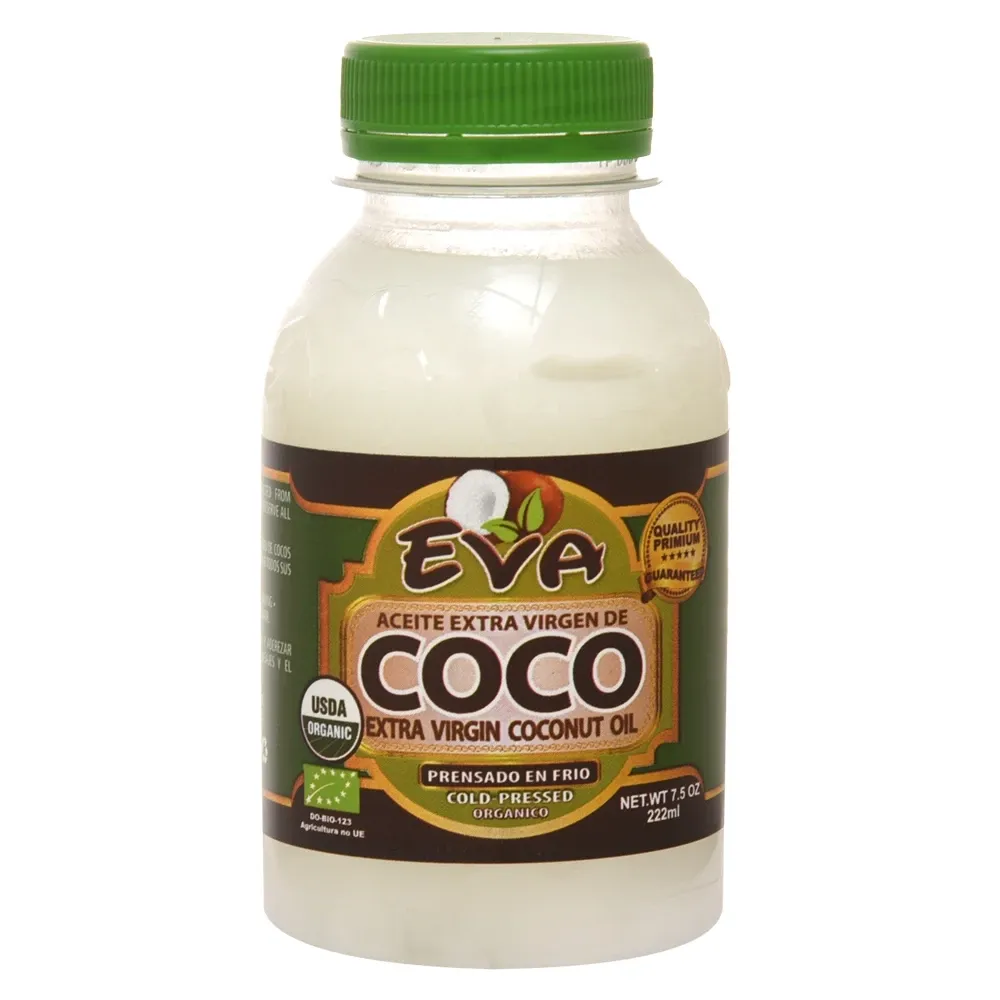 Aceite De Coco Extra Virgen Eva 7.5 Onzas