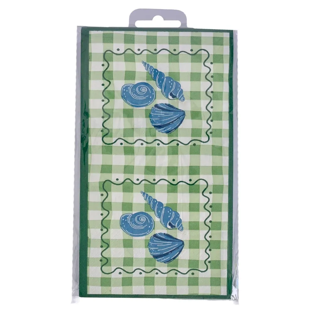 Toallas De Mano De Papel Riva Azzurra Caracoles 50 Unidades