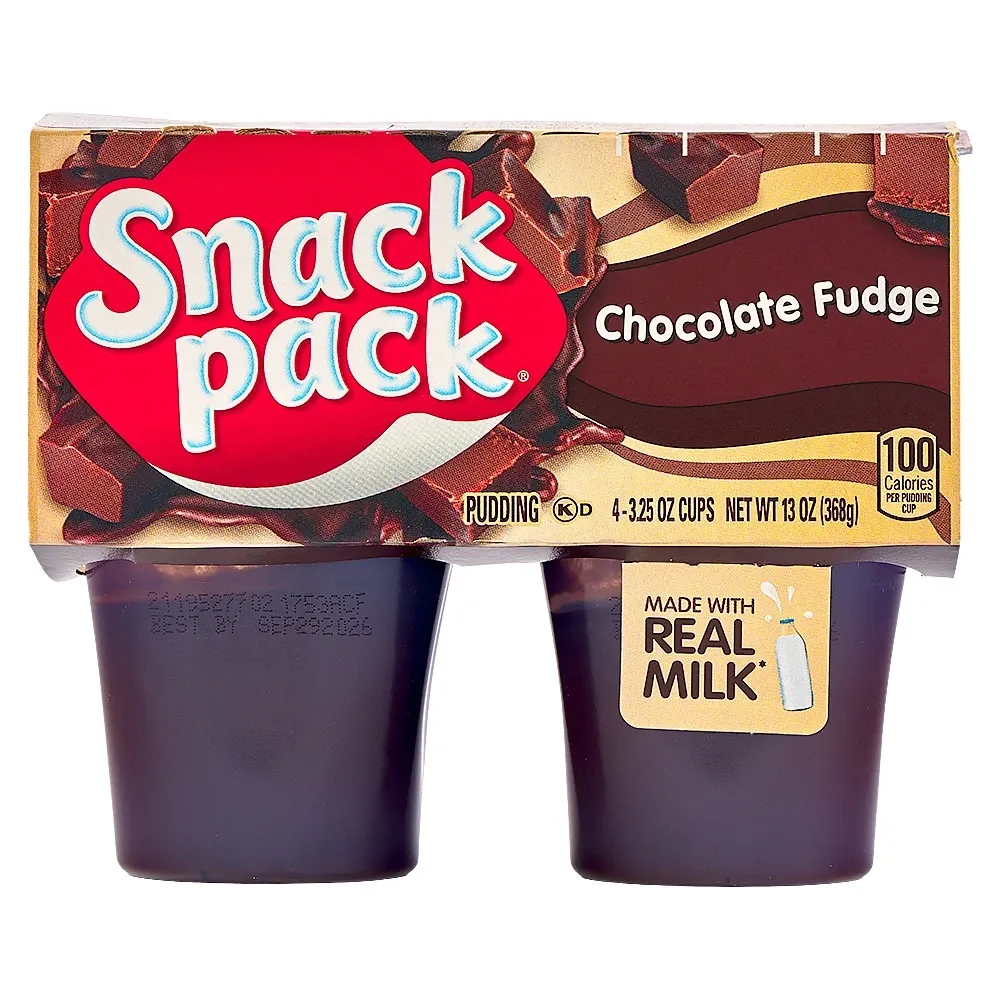 Pudin Hunts Snack Choco Fudge 3.25 Oz