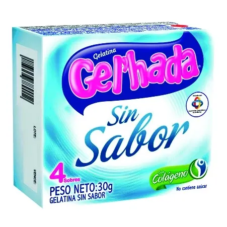 Gelatina Sin Sabor Hada 4/30 G