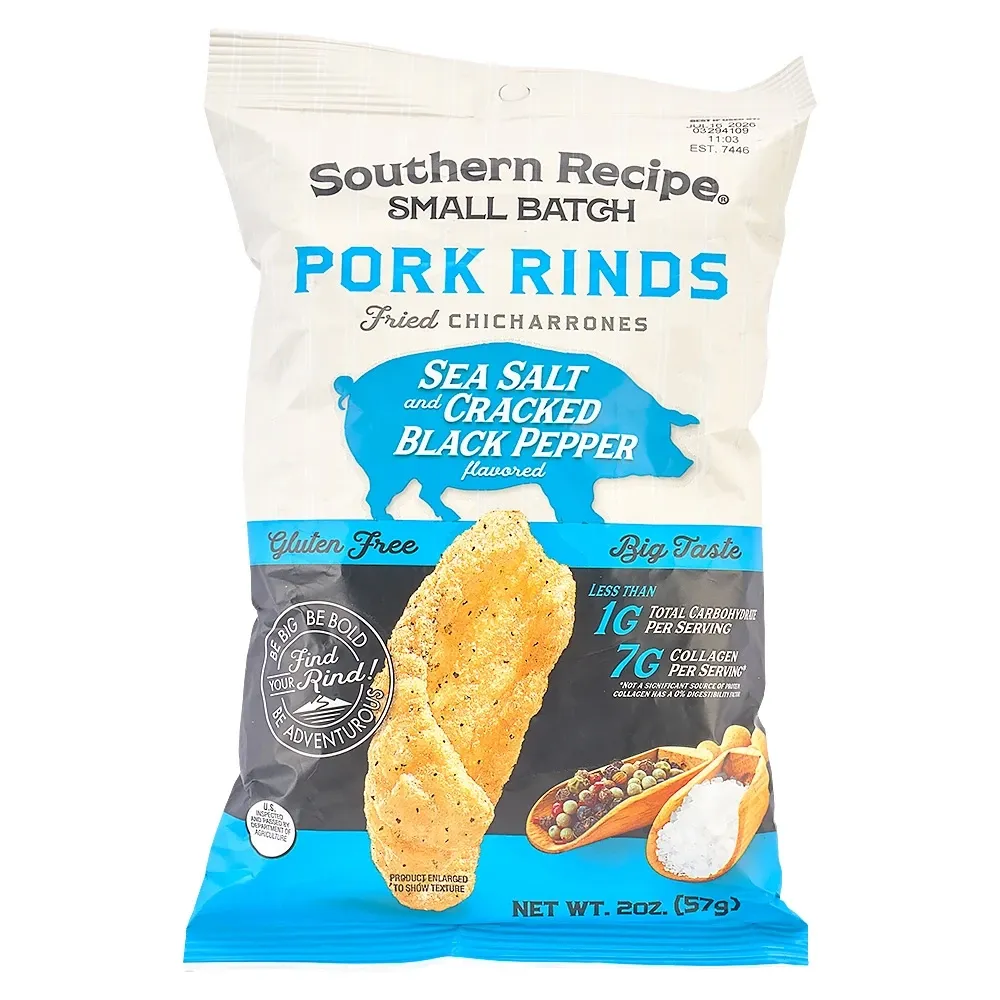 Chicharrón De Cerdo Con Sal De Mar Pork Rinds 2 Onzas