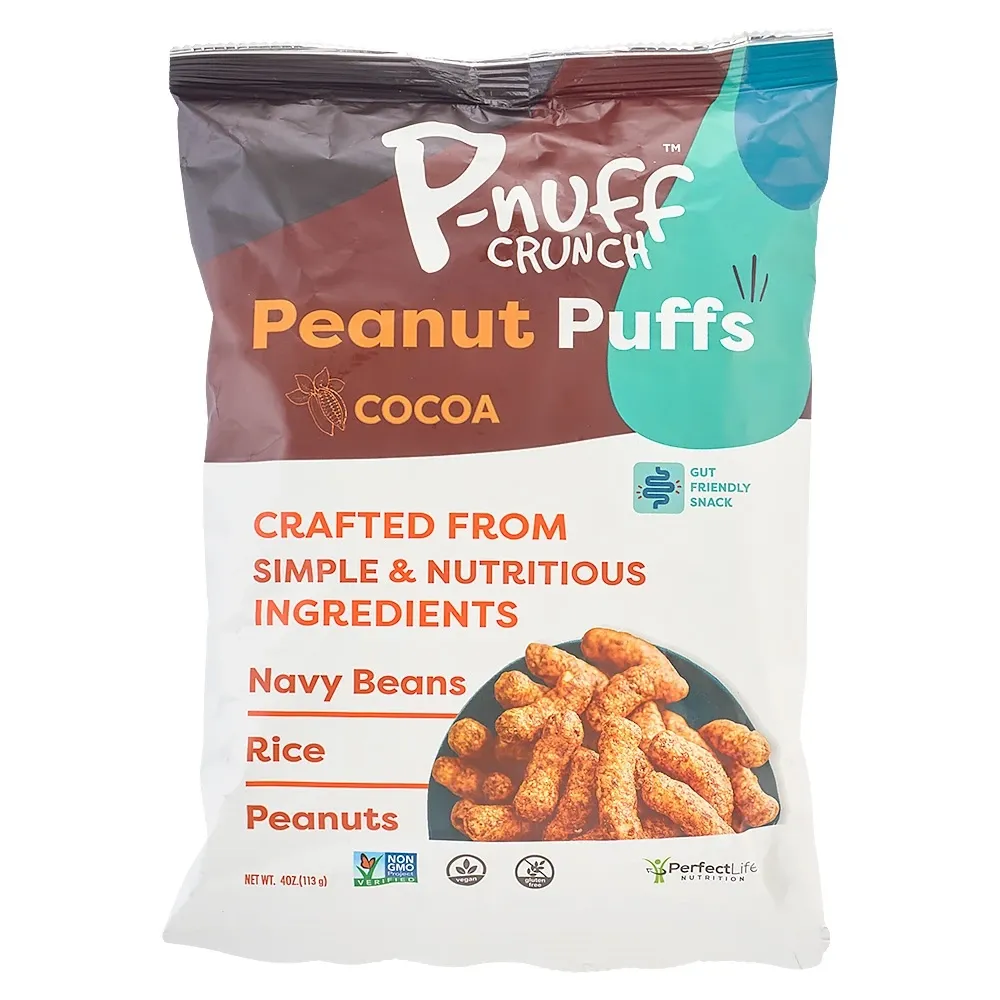 Snack De Maní Crujiente P-Nuff Crunch Sabor Cocoa 4 Onzas