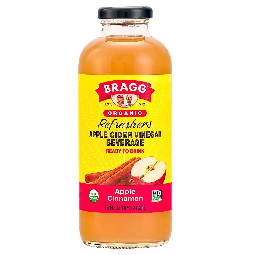 Bebida De Vinagre De Manzana Con Canela Bragg 16 Onzas