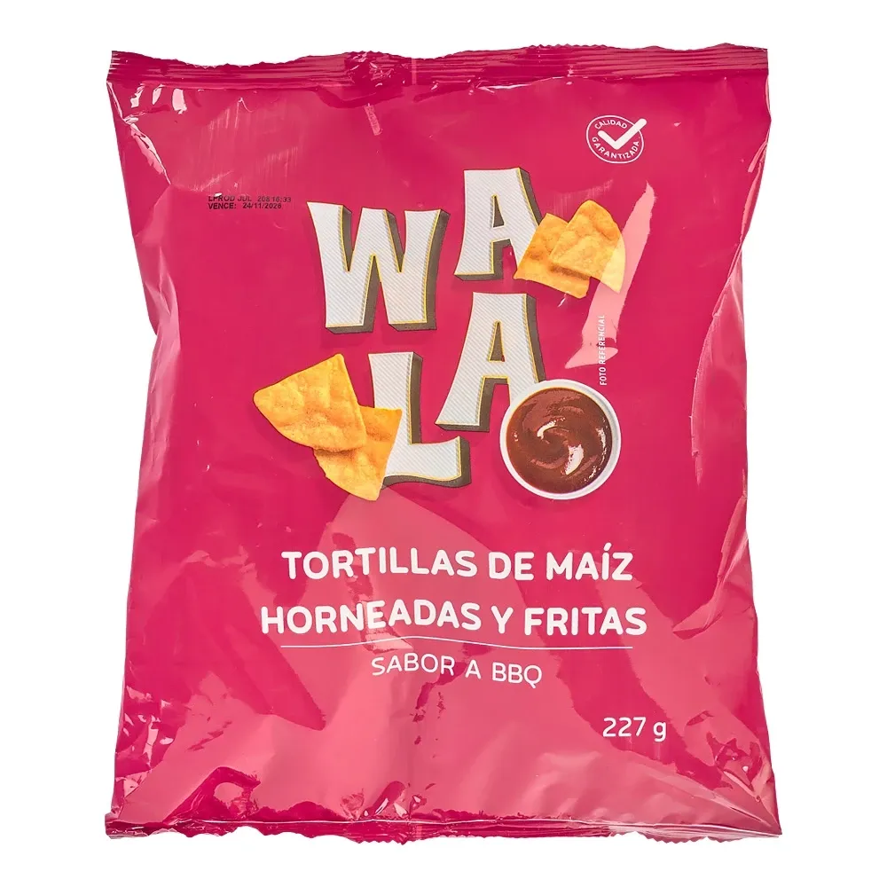 Tortillas Sabor Bbq Wala 227G
