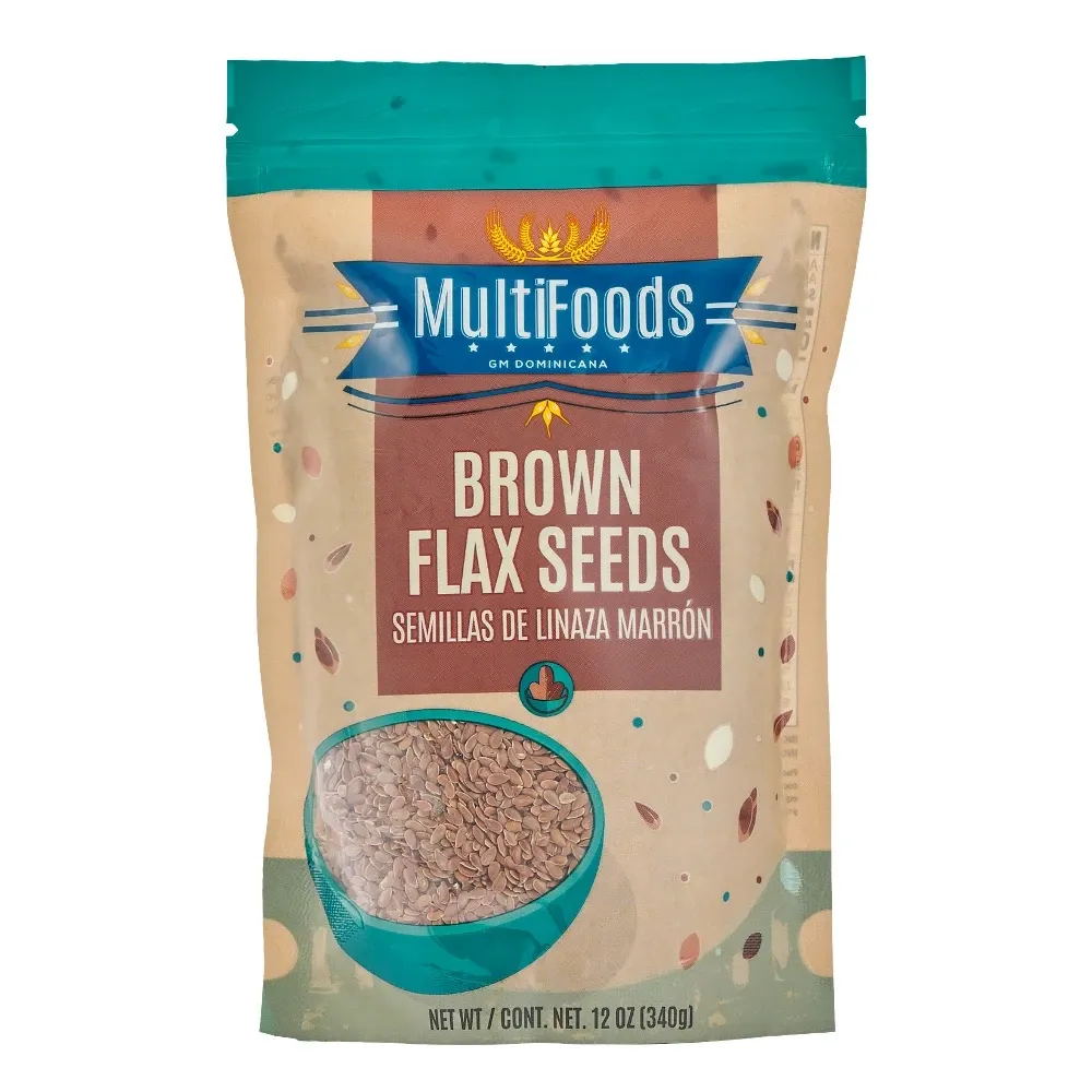 Semillas Linaza Multifoods Marrón 12 Onzas