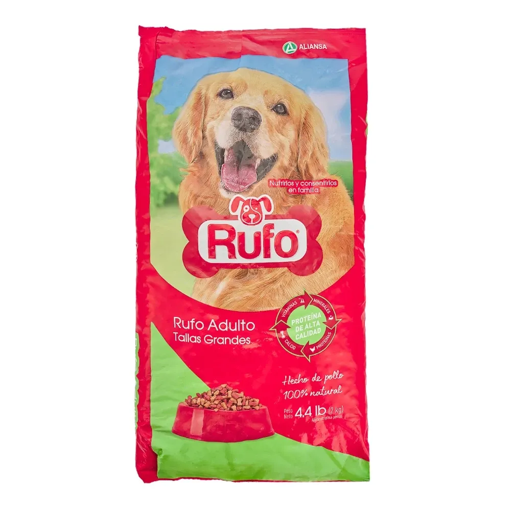 Alimento Seco Para Perros Adultos Rufo 4.4 Libras