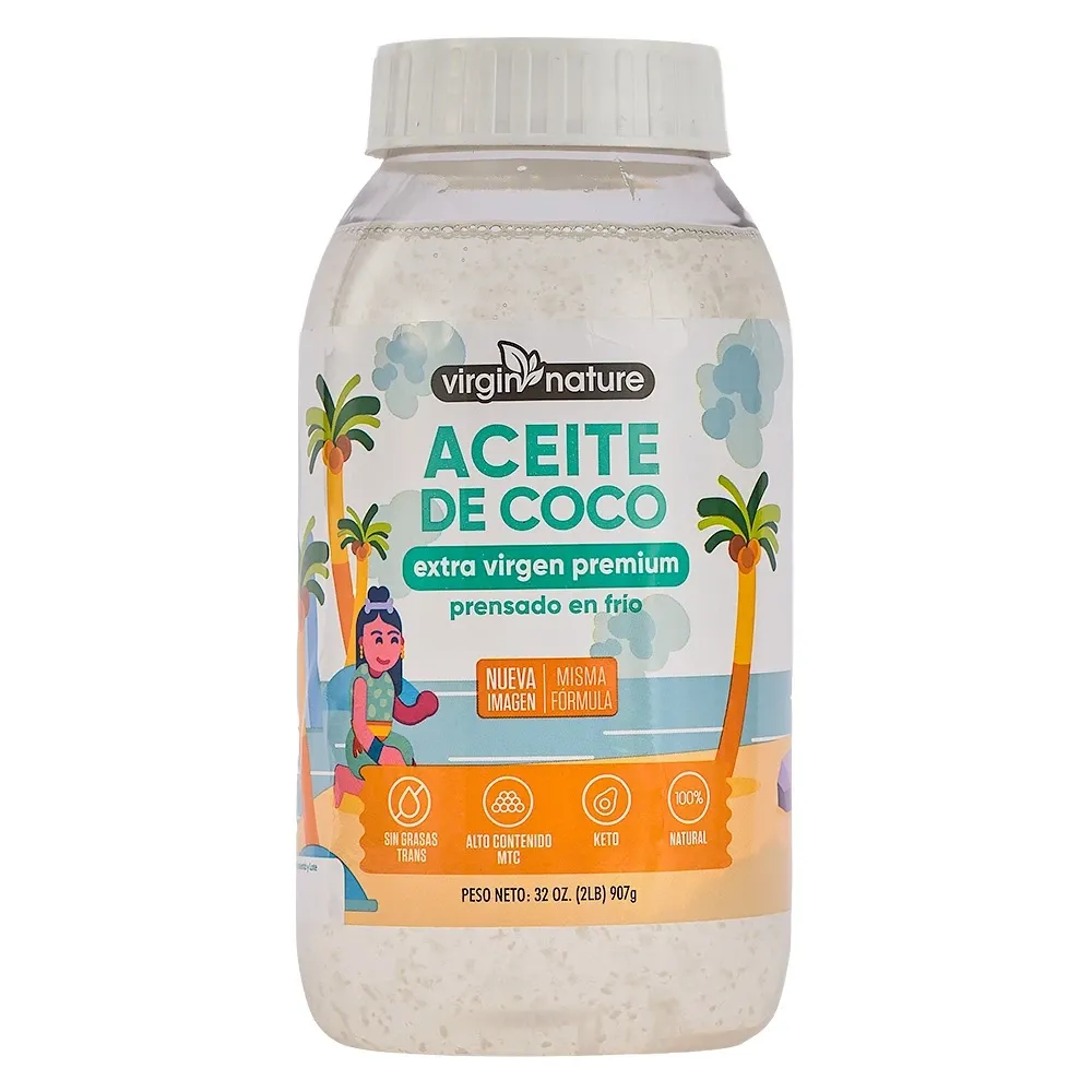 Aceite De Coco Extra Virgen Virgin Nature 32 Onzas