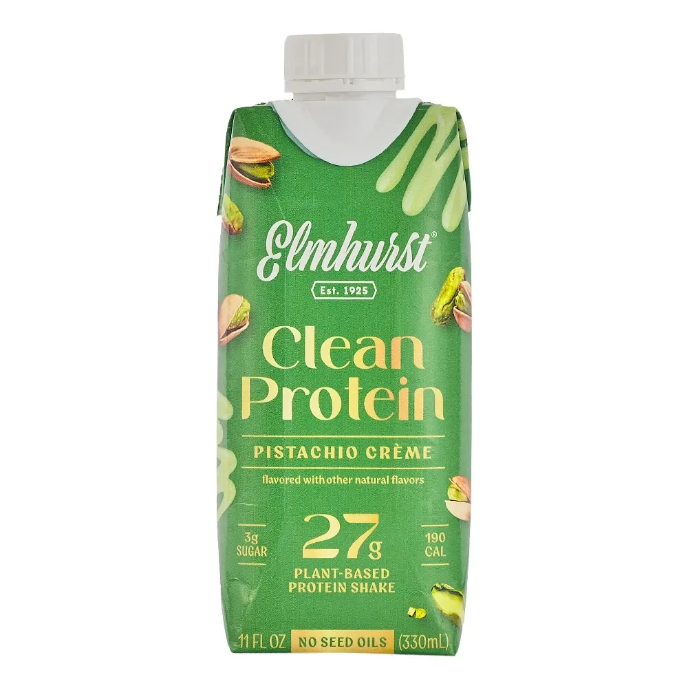 Batido Proteico Elmhurst Cream Pistacho 330 Mililitros