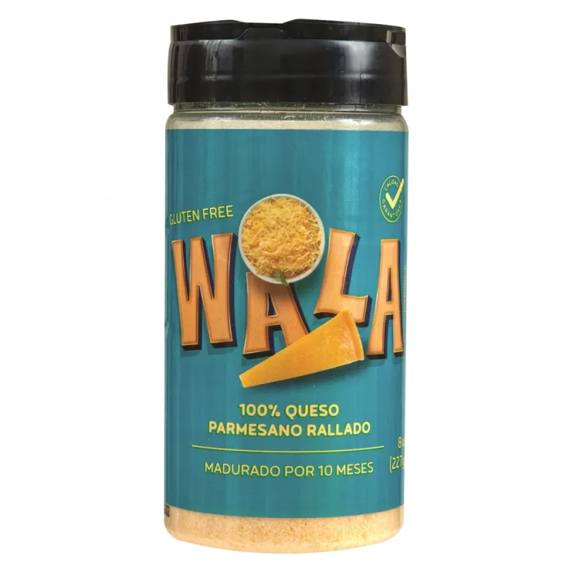 Queso Parmesano En Polvo Wala 8 Onzas
