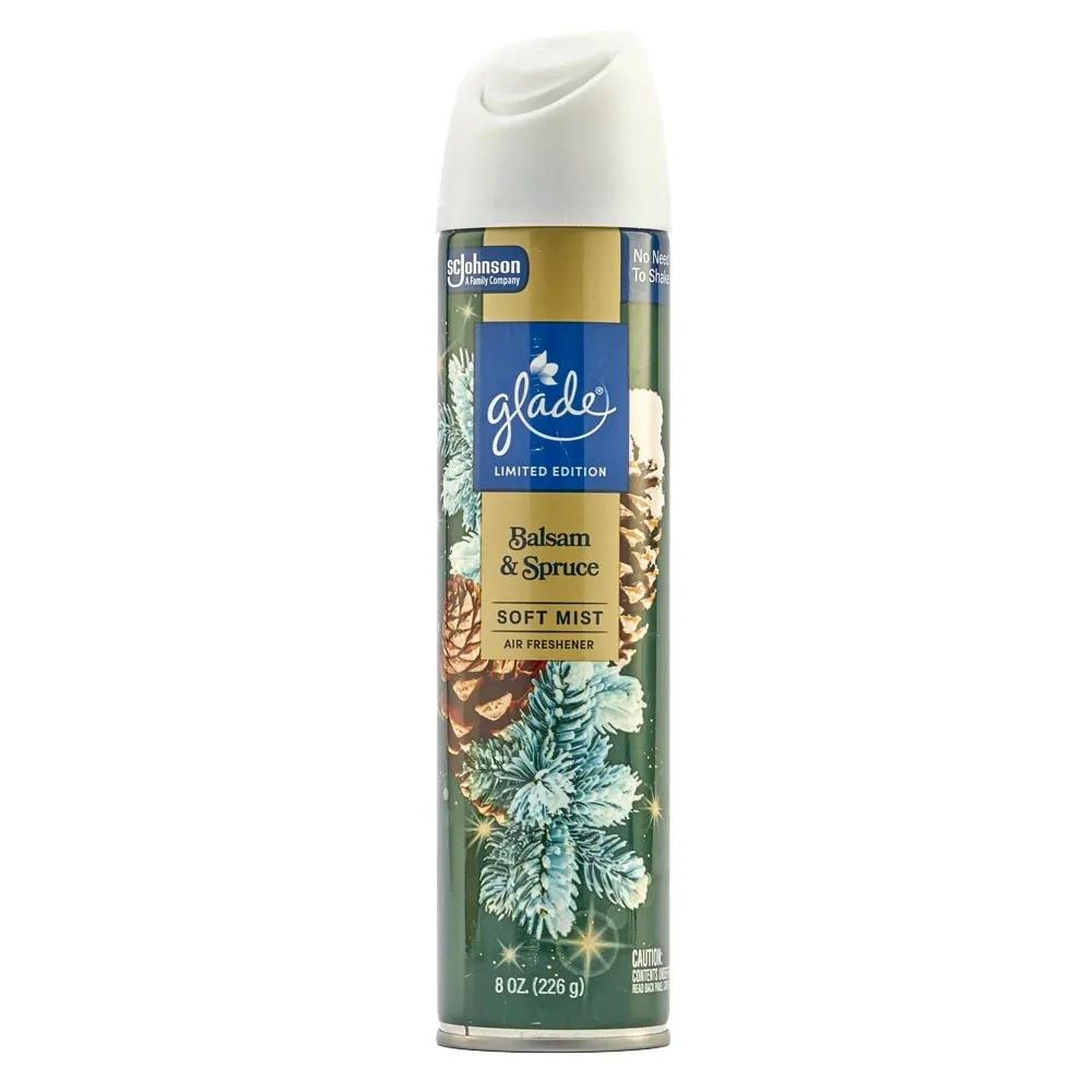 Ambientador en Aerosol Glade Balsam & Spruce 8 Oz