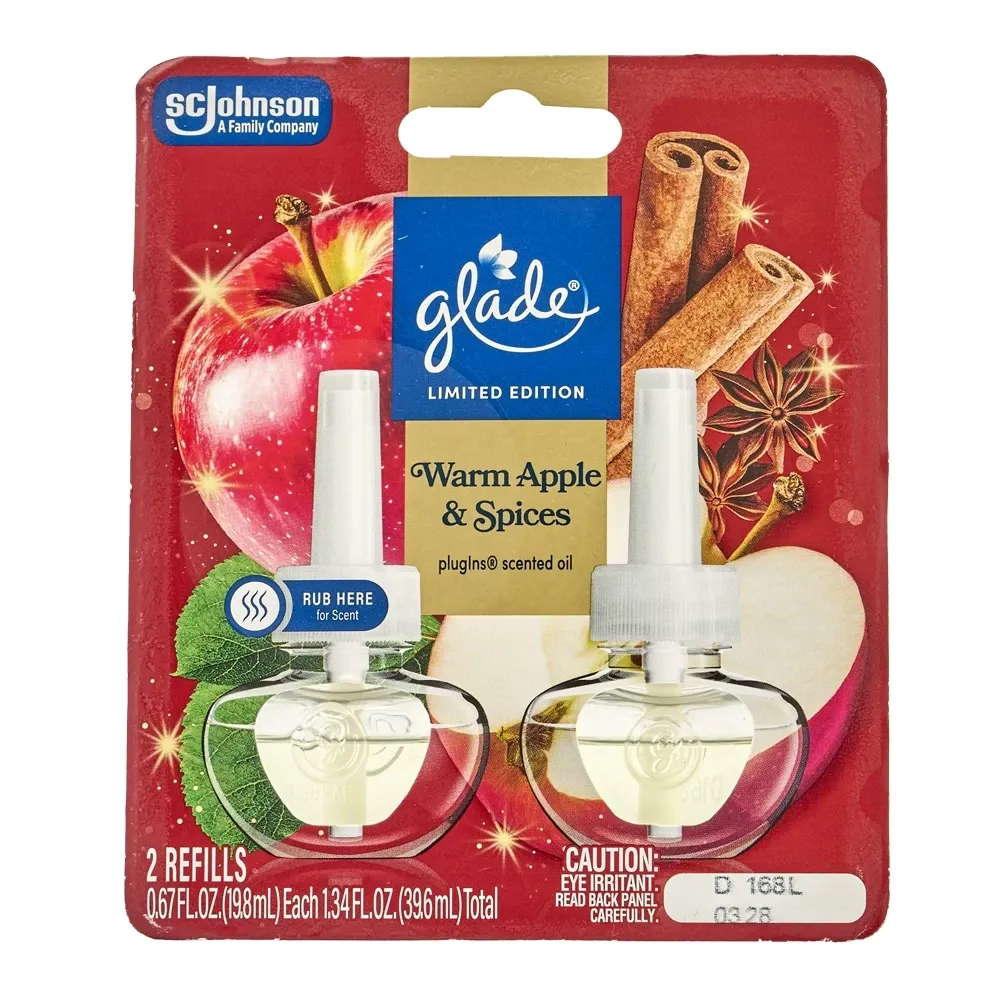 Ambientador Líquido Glade Warm Apple & Spices 2 Repuestos