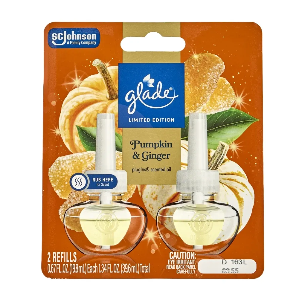 Ambientador Líquido Glade Pumpkin & Ginger 2 Repuestos