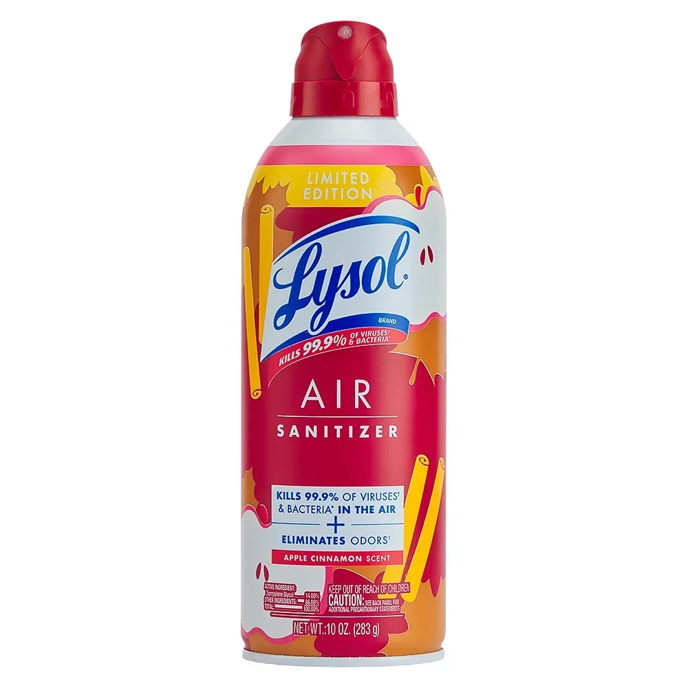 Desinfectante De Aire Lysol Manzana Canela 10 Oz