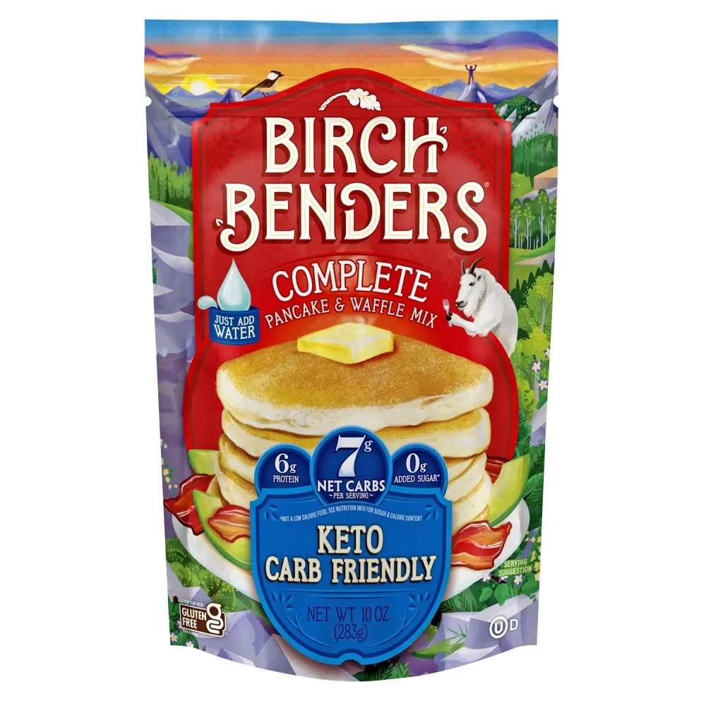 Mezcla Pancakes Y Waffles Birch Benders 10 Oz