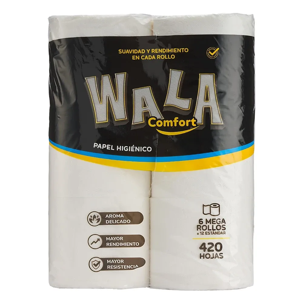 Papel Higiénico Wala Doble Rollo