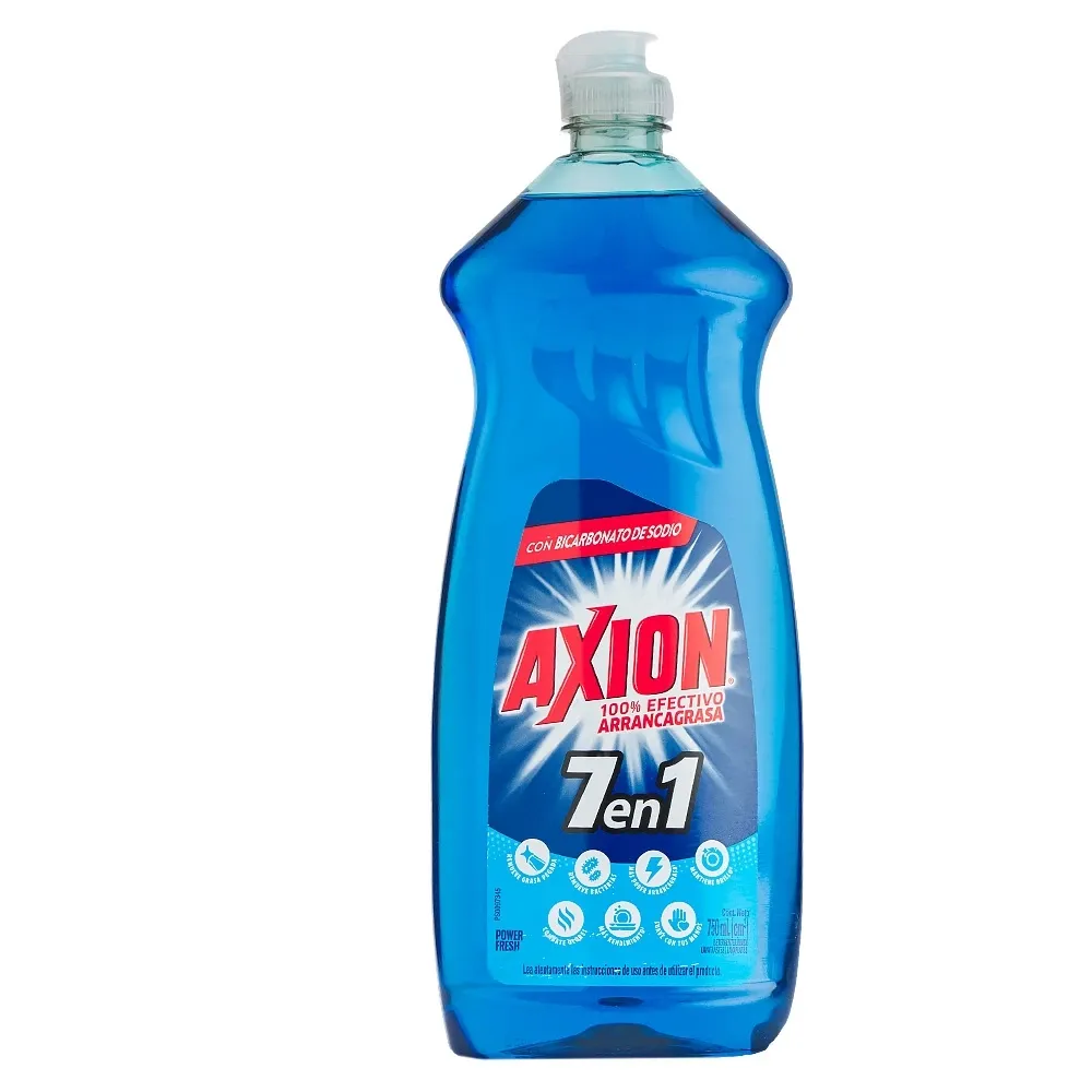 Lavaplatos Líquido Axion Bicarbonato De Sodio 750 Ml