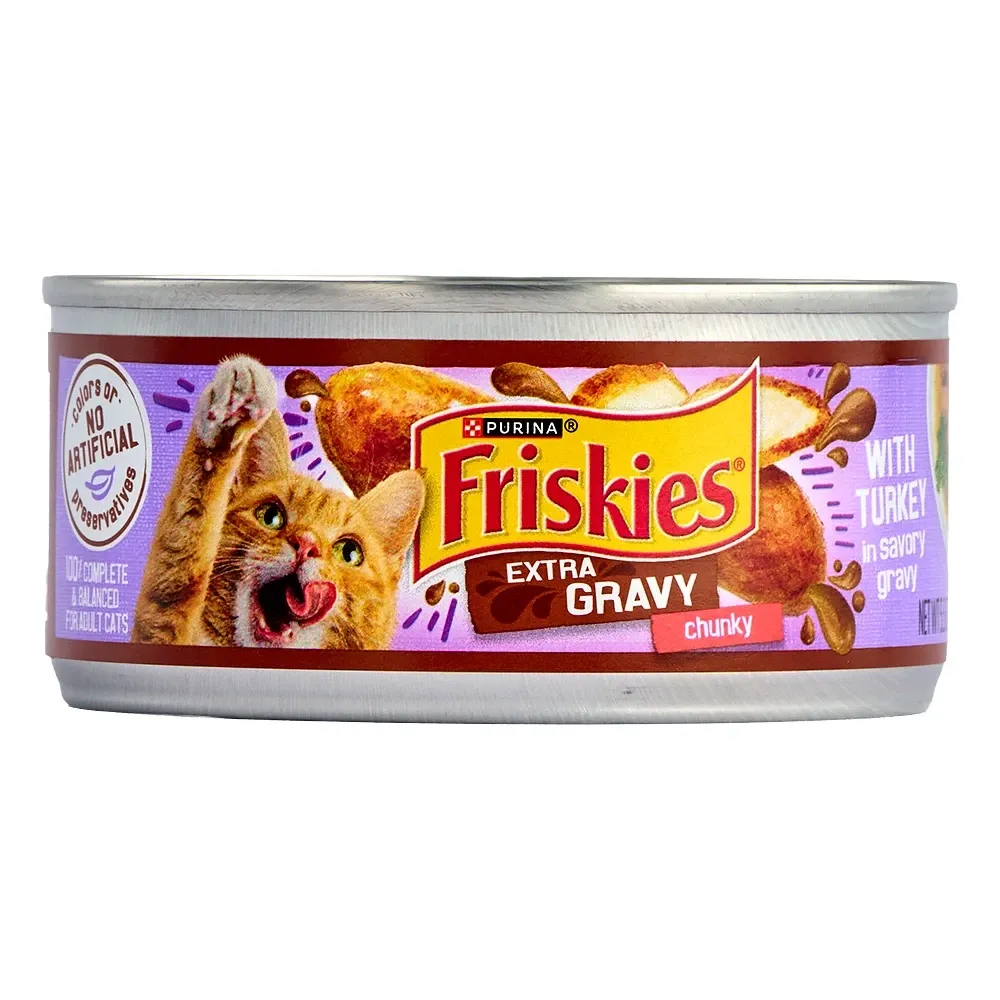 Alimento de Gatos Friskies Pavo Extra Salsa 5.5 Oz