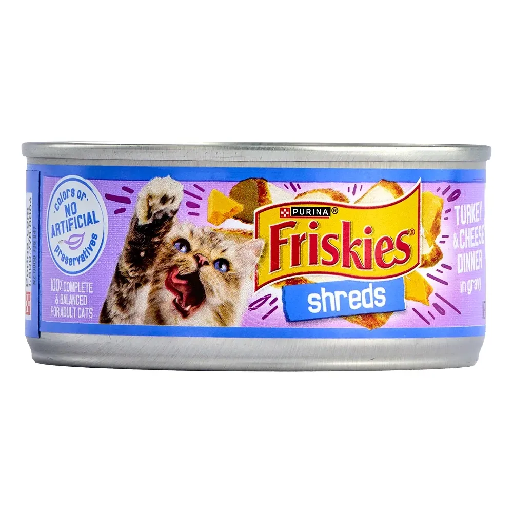 Alimento de Gatos Friskies Pavo y Queso 5.5 Oz