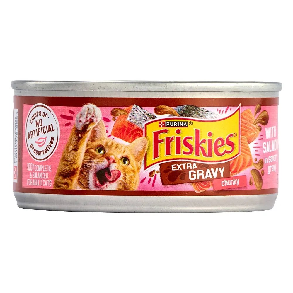 Alimento de Gatos Friskies Salmón Extra Salsa 5.5 Oz